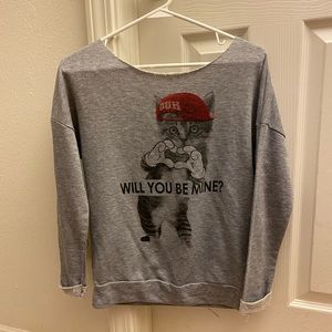 Graphic Kitty Sweater